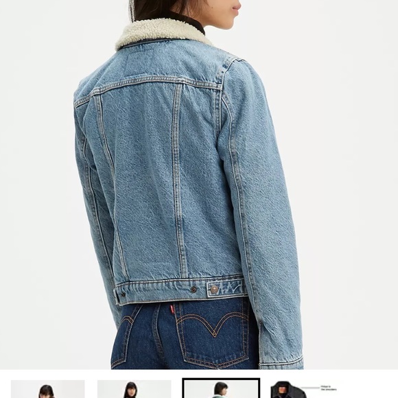 Levi’s Original Sherpa Trucker Jean Jacket - Picture 7 of 8